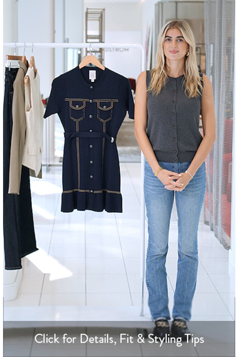 Elisha Belted Sweater Dress video
