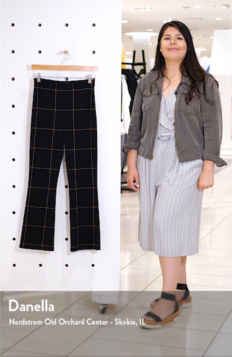 Ponte High Waist Kick Flare Pants, sales video thumbnail