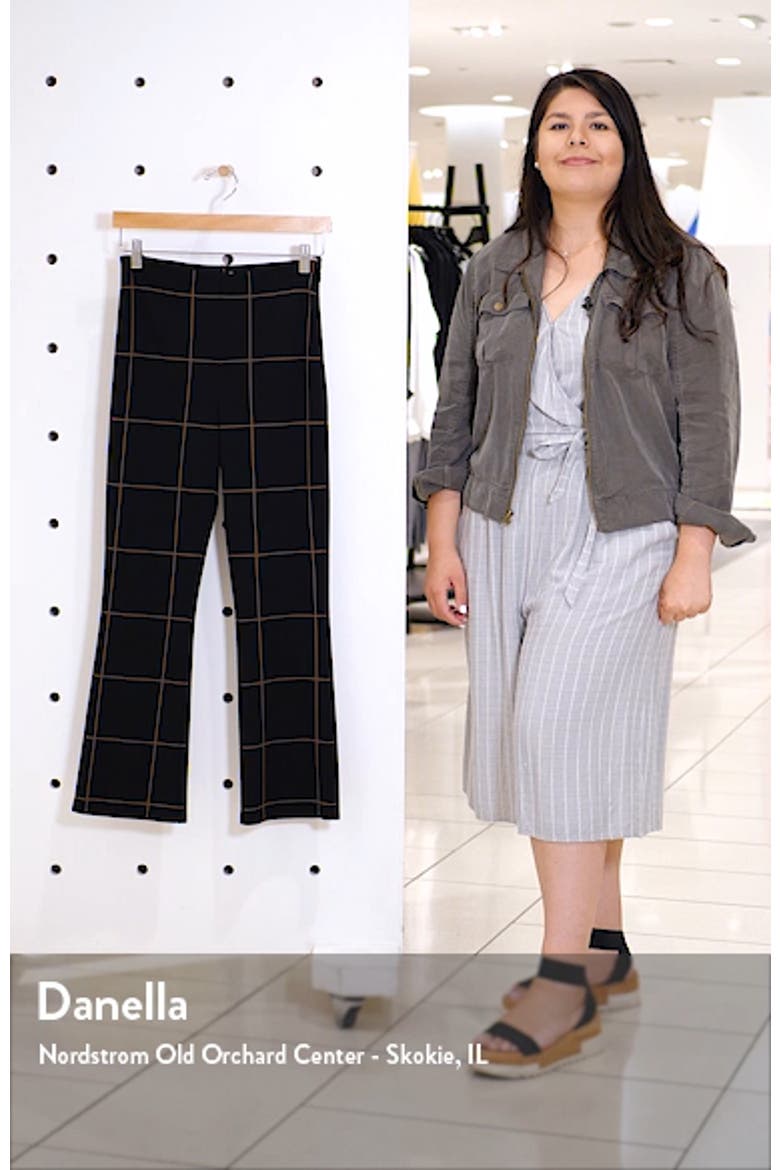 Ponte High Waist Kick Flare Pants video