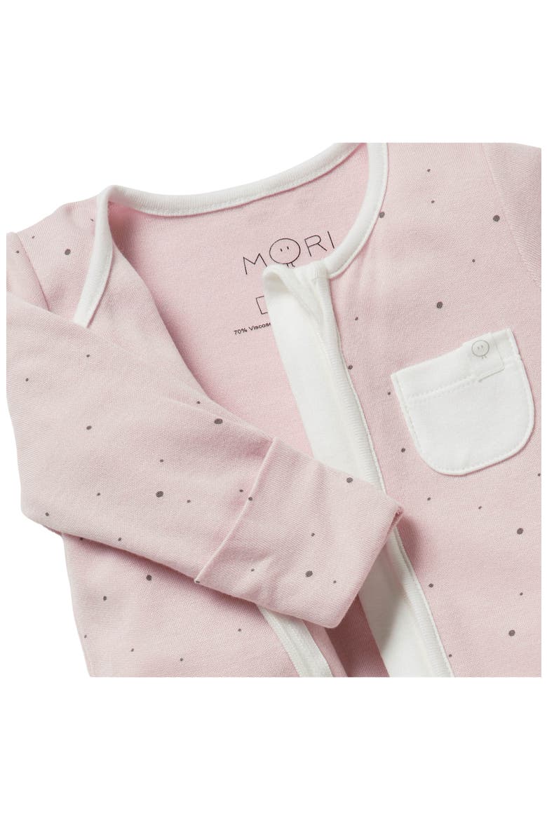 Two Way Zip-Up Sleepsuit, Alternate, color, STARDUST