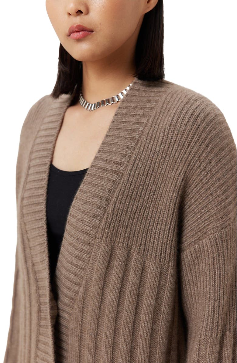 GOBI Mongolian Cashmere Organic Color Button-Up Relaxed Fit Cardigan, Alternate, color, 