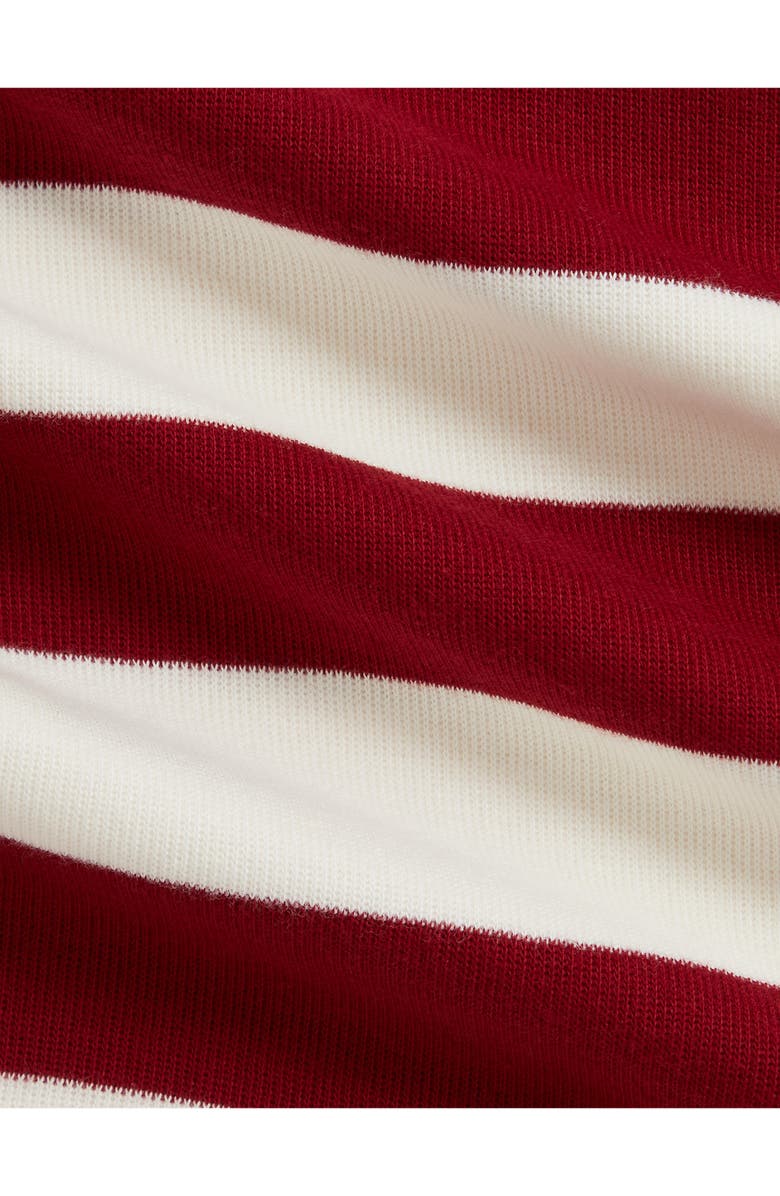 Ralph Lauren Estate Rib Knit Romper, Alternate, color, Red