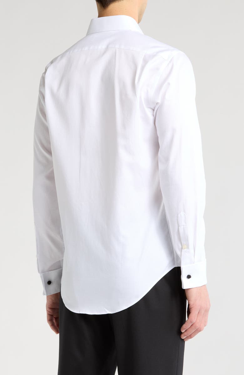 NORDSTROM RACK Trim Fit Cotton Tuxedo Shirt, Alternate, color, 