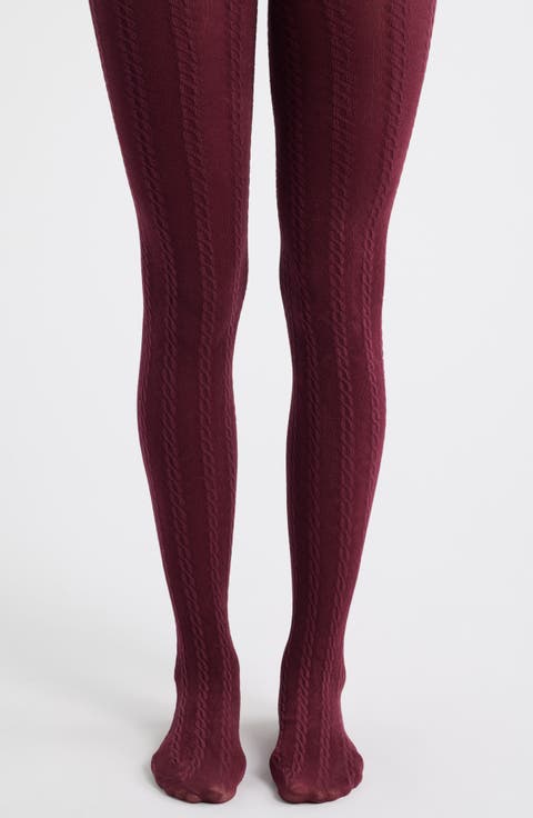 Cable Sweater Tights