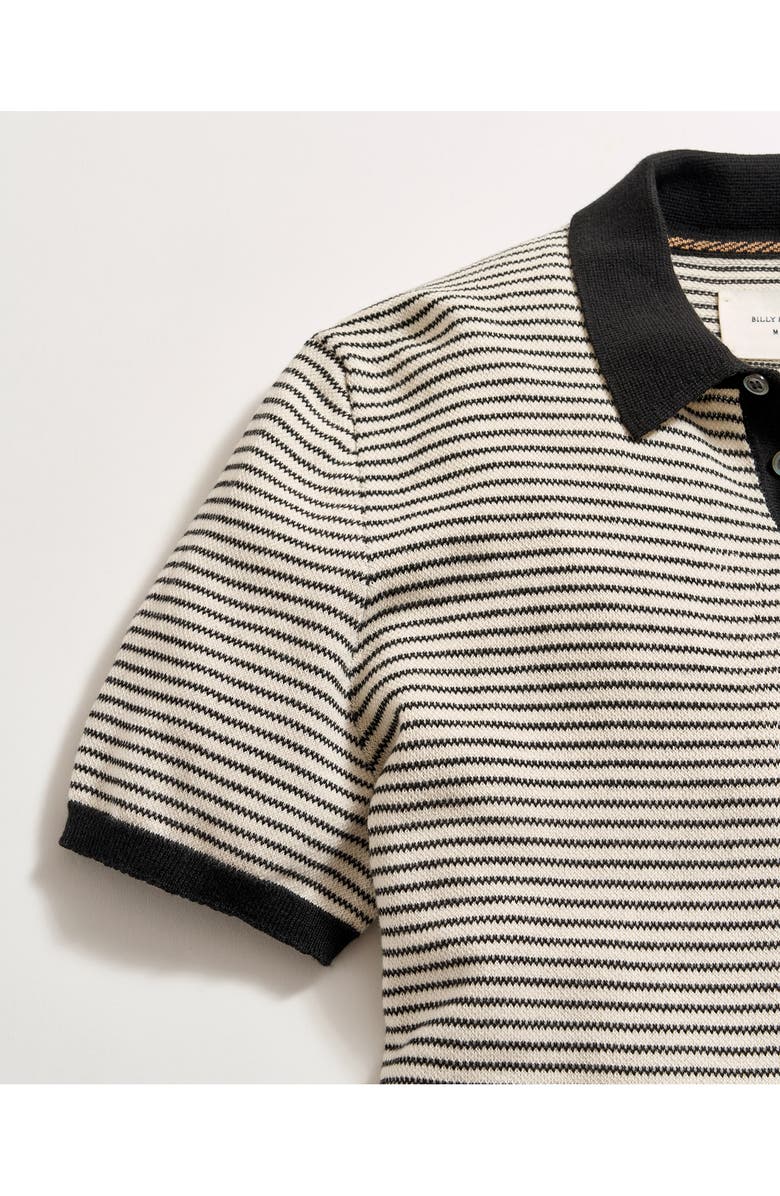 Billy Reid Stripe Polo Sweater, Alternate, color,
