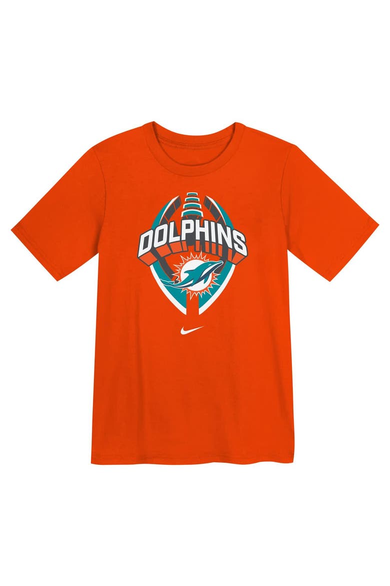Preschool Nike Orange Miami Dolphins Icon Legend Performance T-Shirt, Alternate, color, Orange