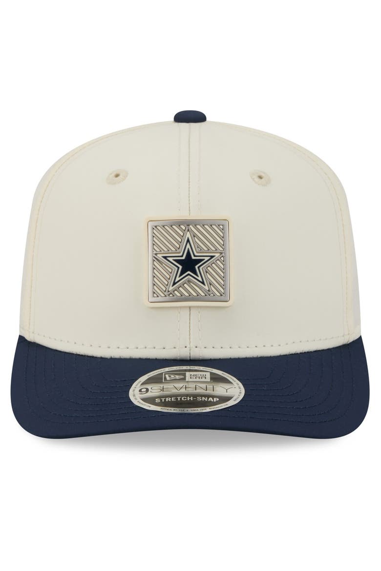 Men's New Era  Cream/Navy Dallas Cowboys 2026 NFL Training Camp 9SEVENTY Adjustable Hat, Alternate, color, Cream