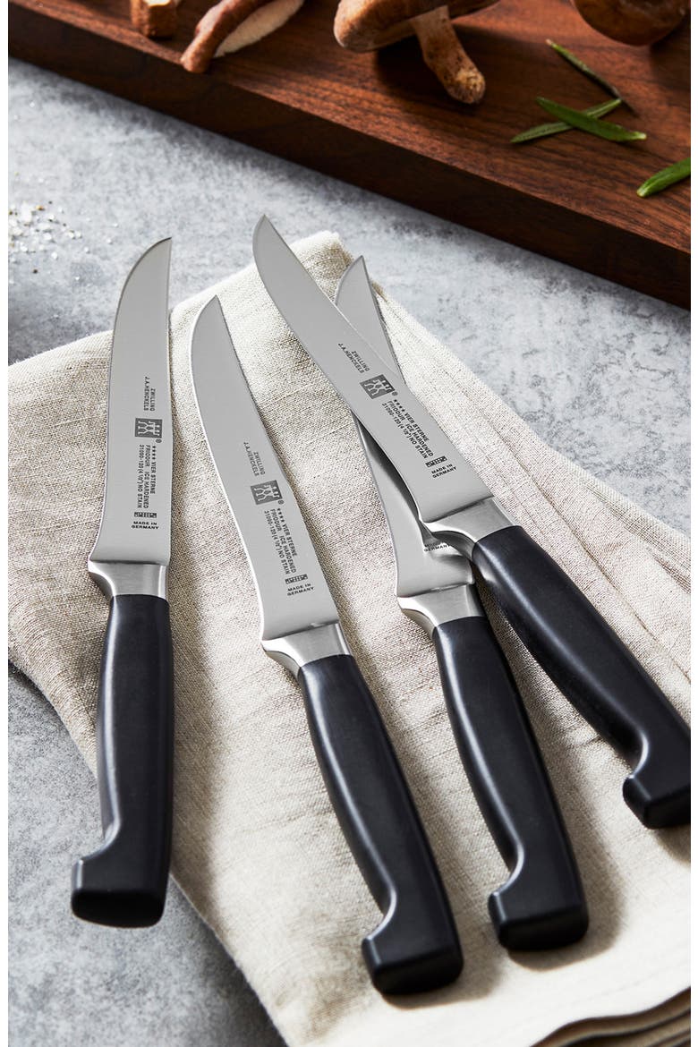 Four Star 4-Piece Knife Set, Alternate, color, STAINLESS STEEL
