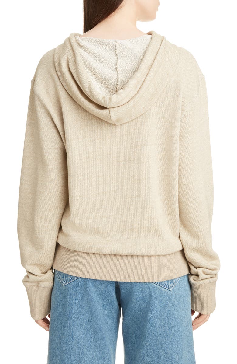 Loewe Botanical Print Knit Hoodie, Alternate, color, 