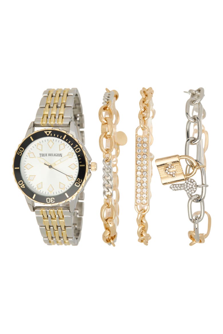 Quartz Bracelet Watch, 33.5mm, Main, color, TWO TONE