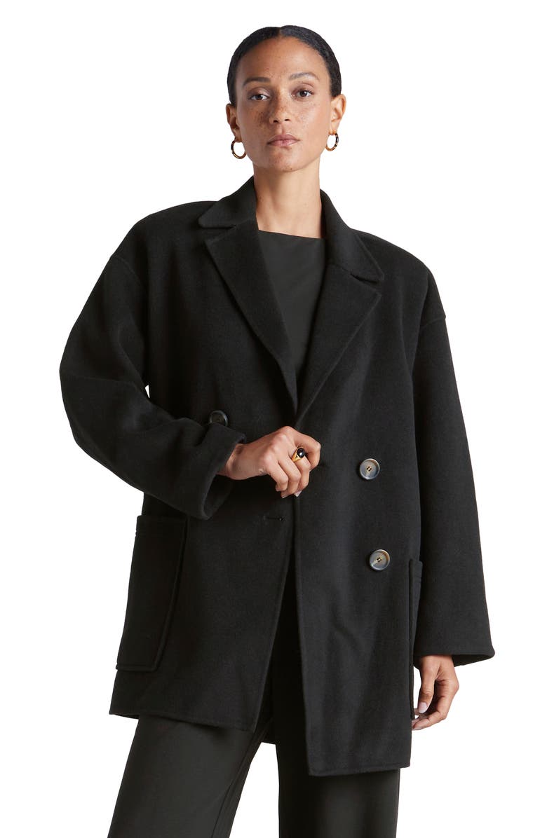 Splendid x Kate Young Wool & Cashmere Coat, Alternate, color, 