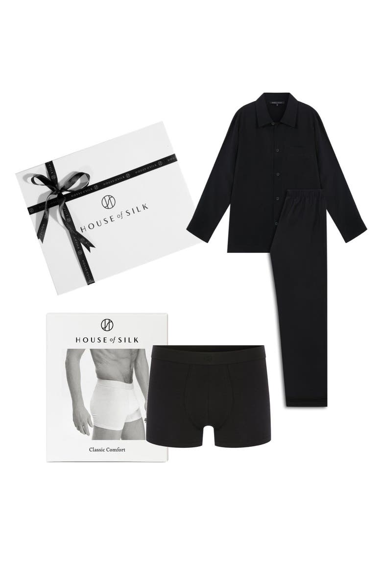 House Of Silk Mr Classy Gift Set, Main, color, Black