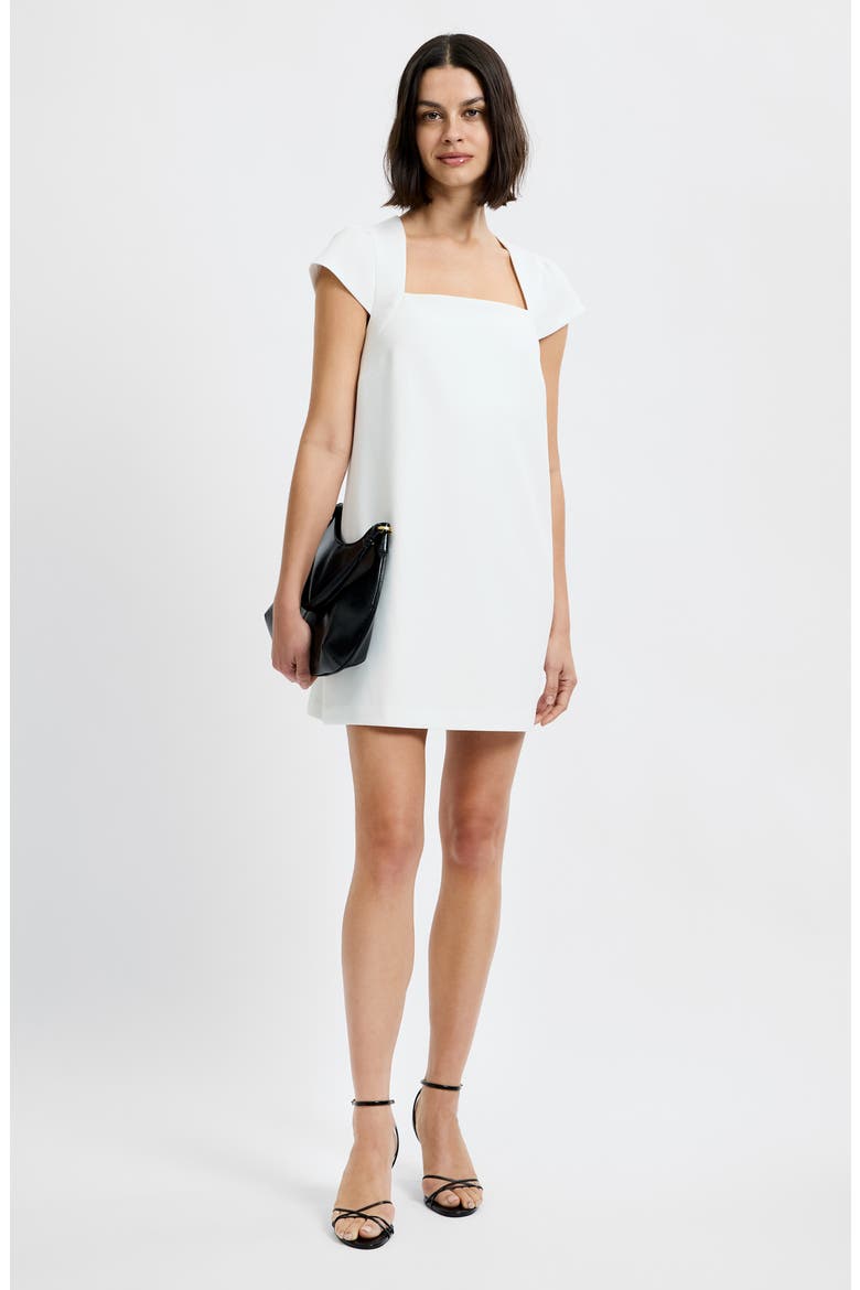 Whisper Cap Sleeve Shift Minidress, Alternate, color, SUMMER WHITE
