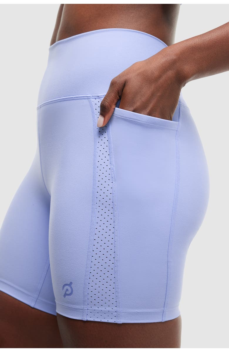 Peloton Cadent 7" Laser Perforated Bike Short, Alternate, color, Ice Blue