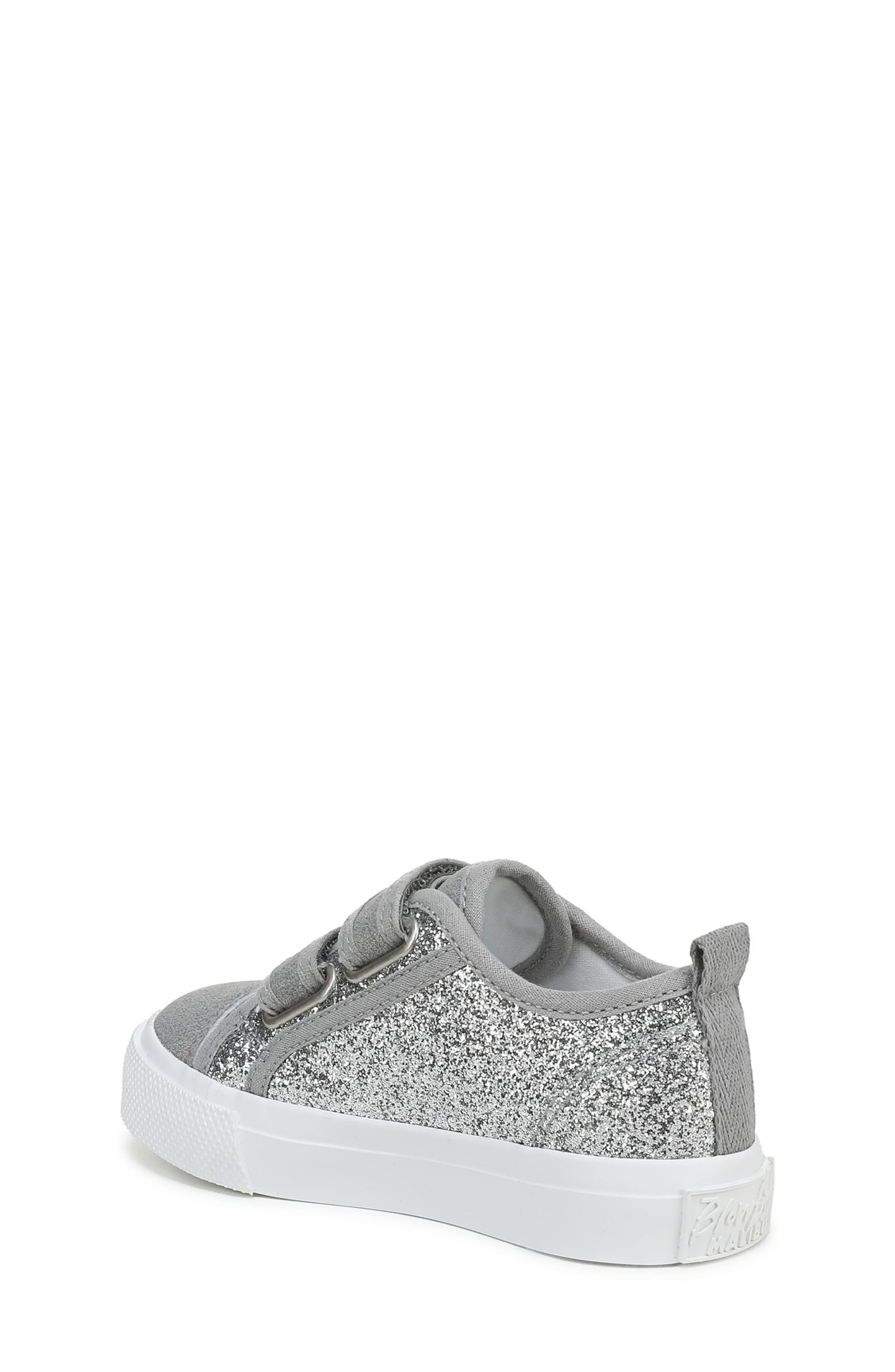 Blowfish Malibu Kids' Cove Sneaker, Alternate, color, Grey / Silver Glitter