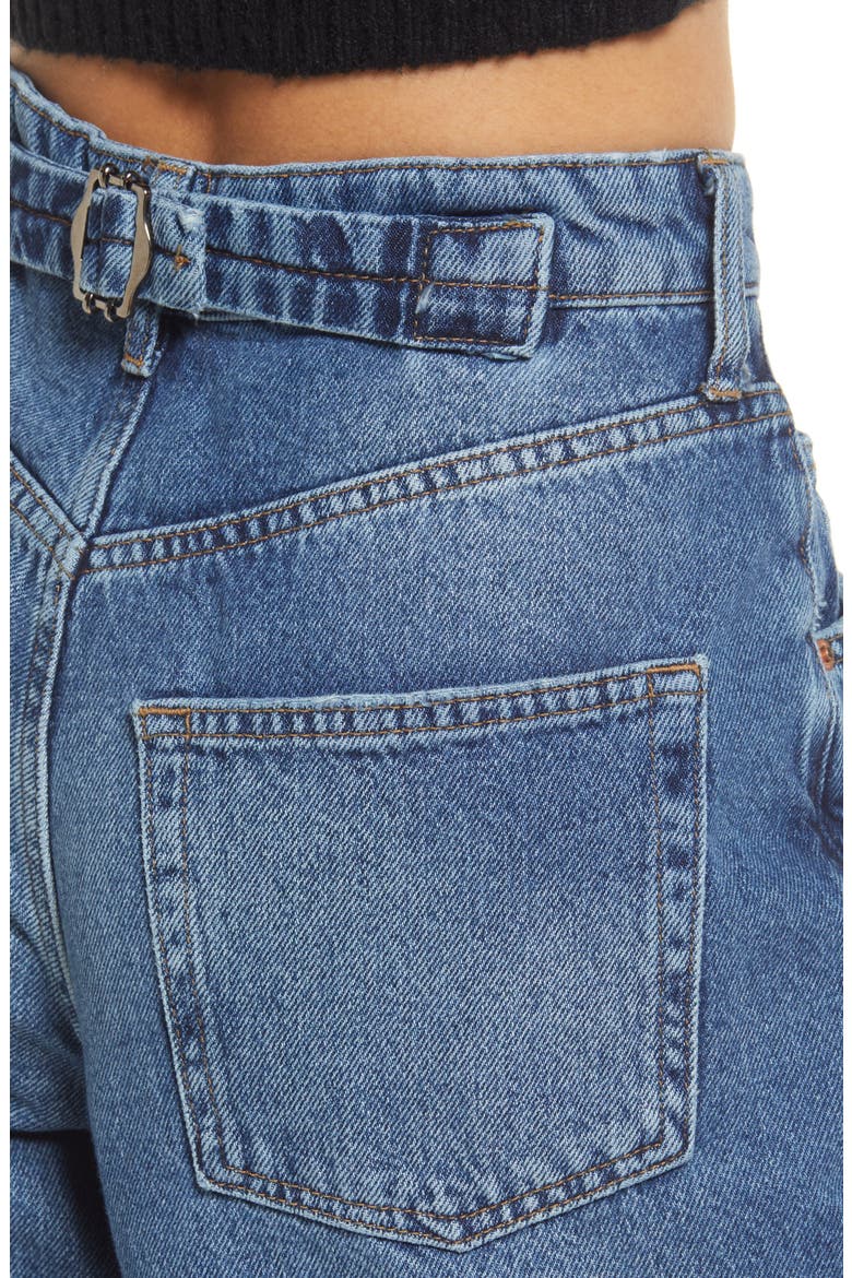 Logan Barrel Leg Jeans, Alternate, color, MID VINTAGE