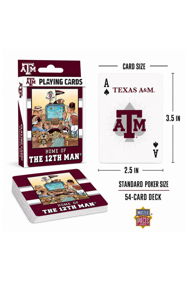 Texas A&M Aggies Fan Deck Playing Cards, Alternate, color, Multicolor