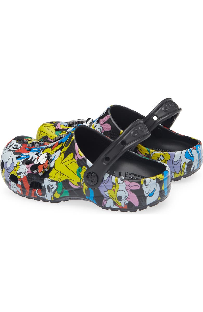 CROCS Mickey & Friends Classic Clog, Alternate, color, Black Multi