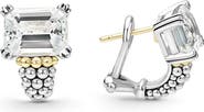 LAGOS Small Glacier White Topaz Half Hoop Earrings