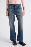 Acne Studios 2021F Mid Blue Wide Leg Jeans