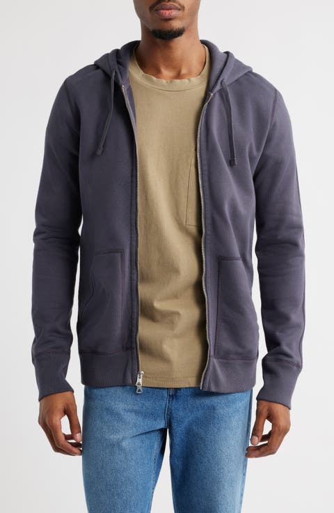 Midweight Terry Slim Zip Hoodie