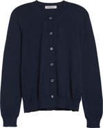 Johnstons of Elgin Honor Cashmere Crewneck Cardigan