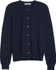 Johnstons of Elgin Honor Cashmere Crewneck Cardigan