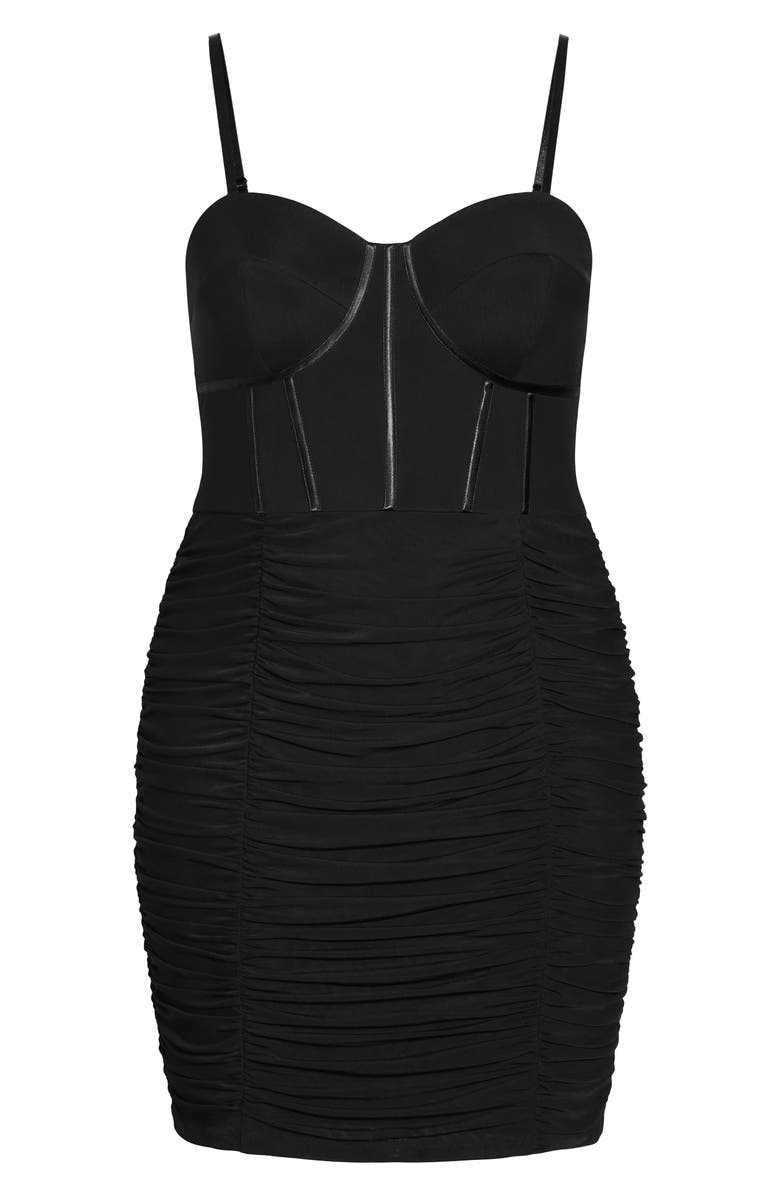 City Chic Girly Mesh Body-Con Dress, Alternate, color,