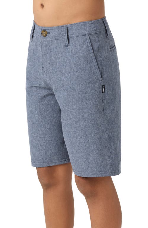 O'neill Kids' Reserve Heathered Swim Trunks In Heather Navy