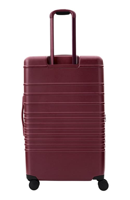Beis Béis The Large 29-inch Check-in Roller In Burgundy