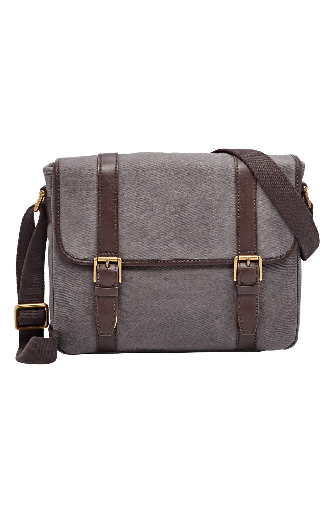 Fossil 'Estate' Messenger Bag, Main, color, 