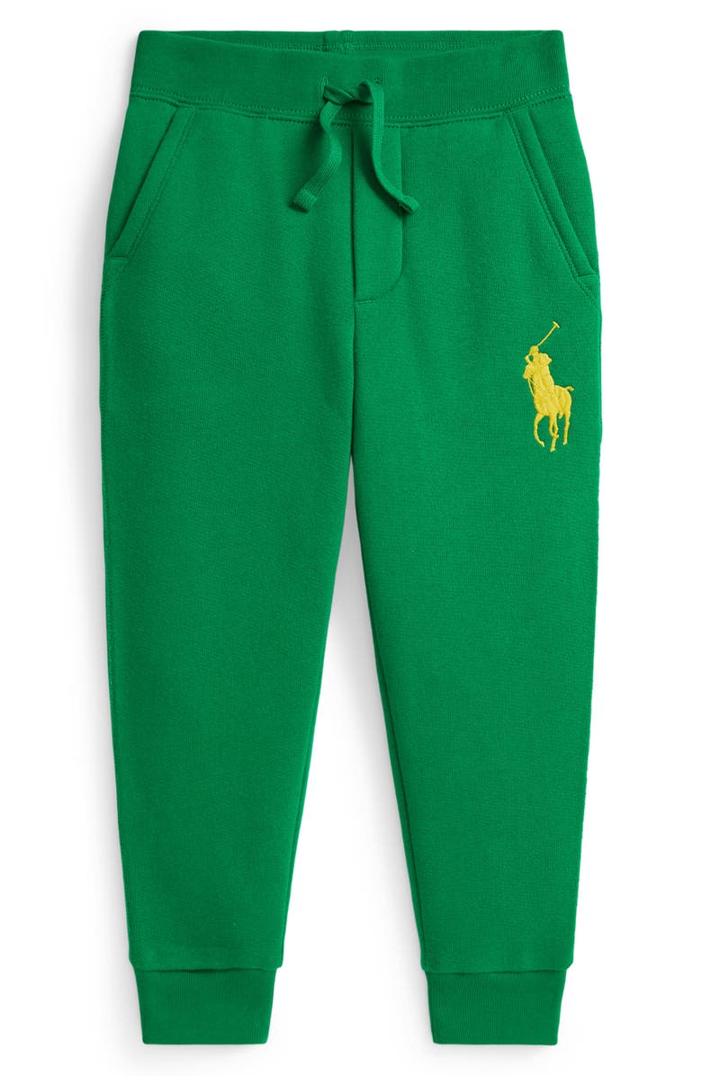 Polo Ralph Lauren Kids' Big Pony Fleece Joggers, Main, color, Green