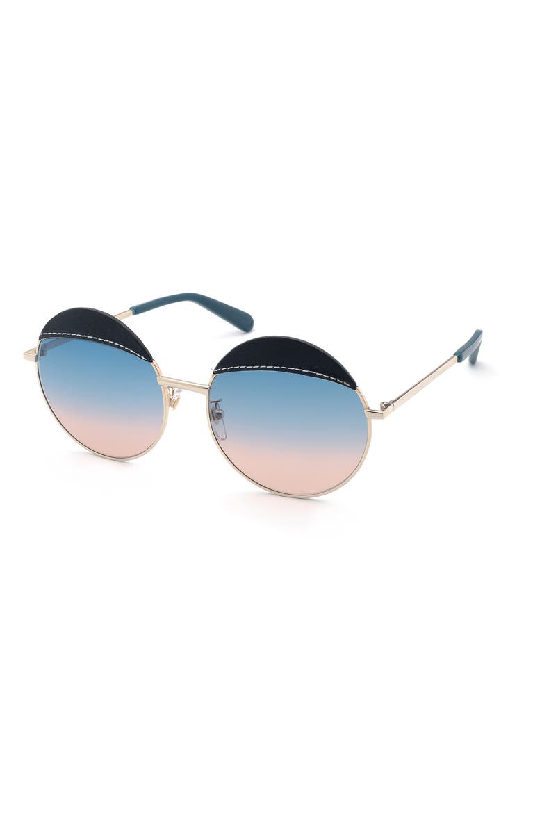 Loewe 58mm Gradient Round Sunglasses, Main, color,