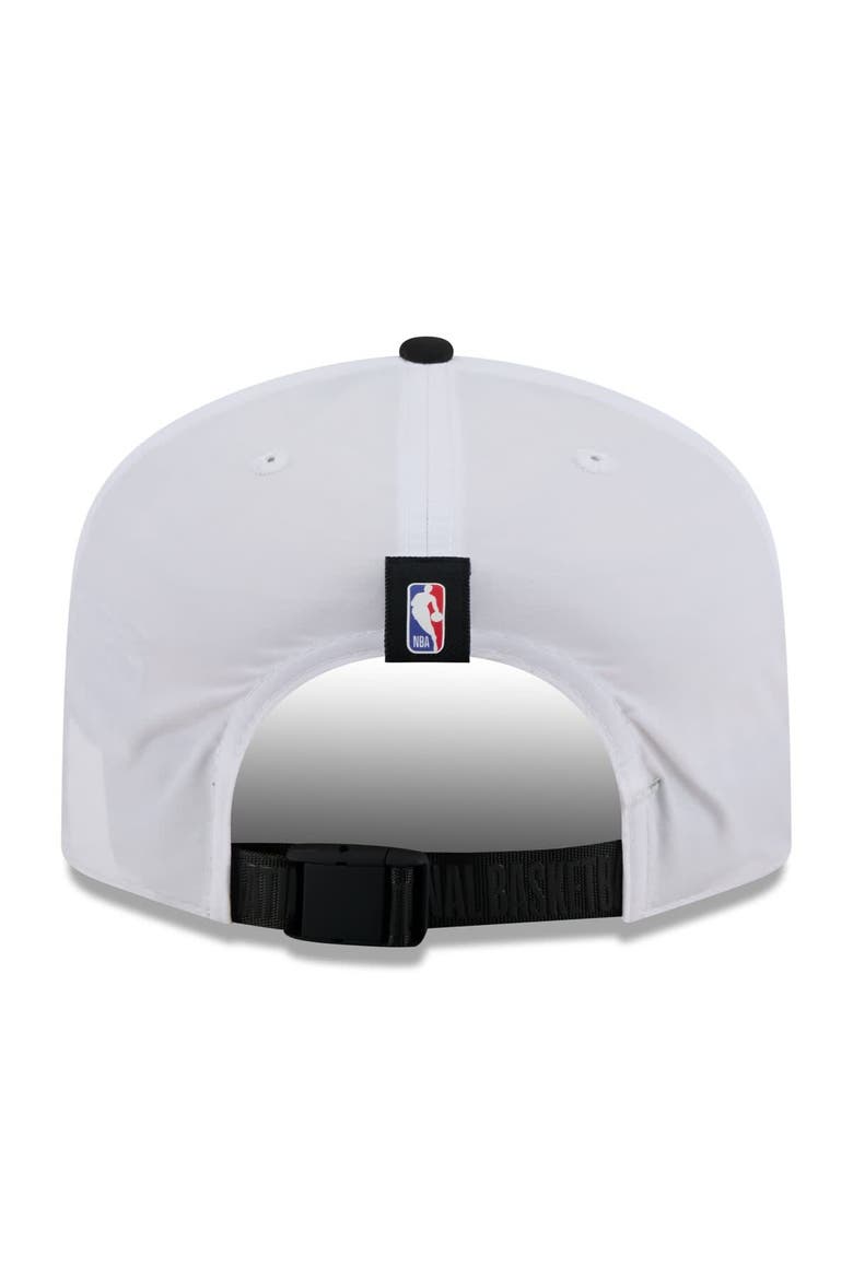 Men's New Era White/Black Sacramento Kings 2025 NBA Draft On-Stage Nylon 19TWENTY Adjustable Hat, Alternate, color, White