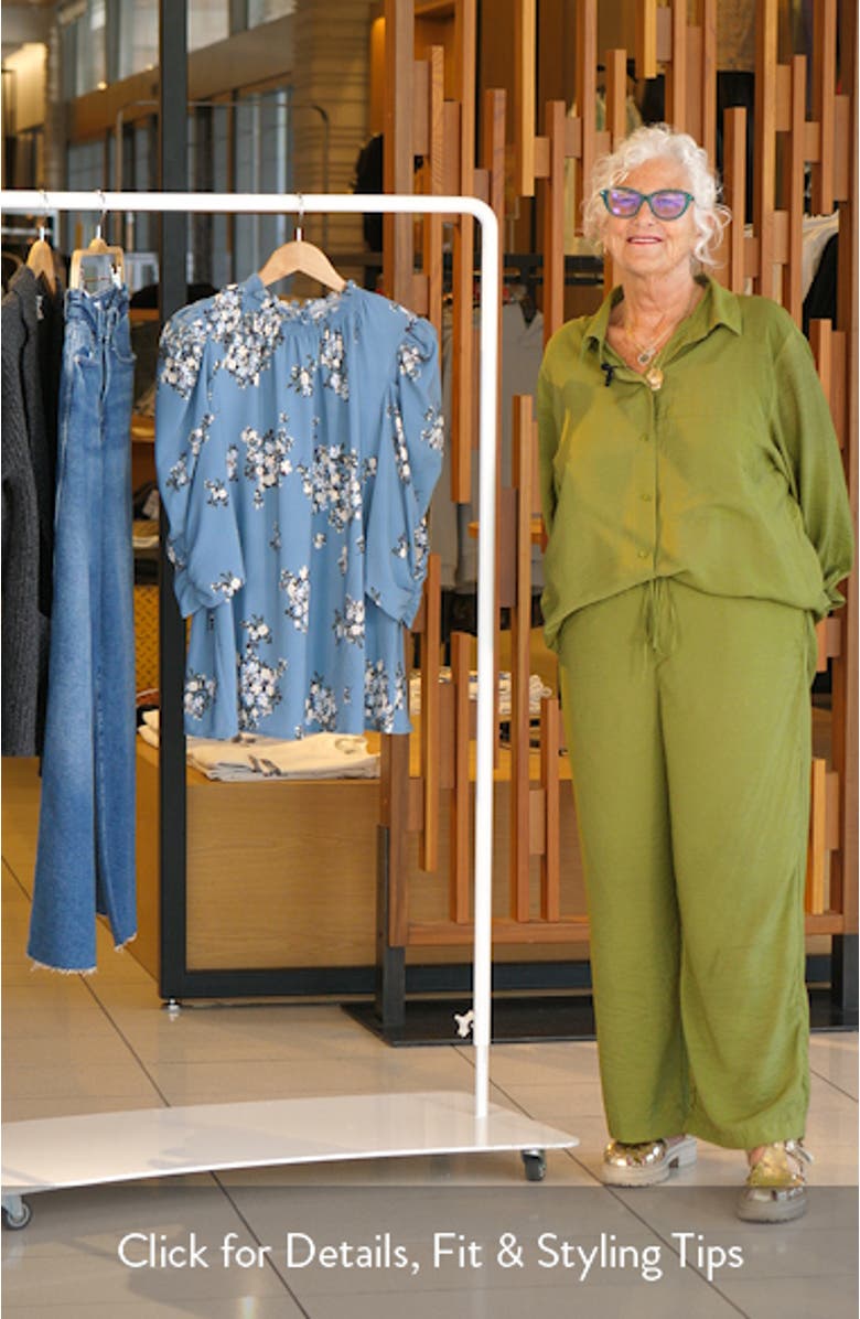 Moxi Floral Print Puff Sleeve Top, sales video thumbnail