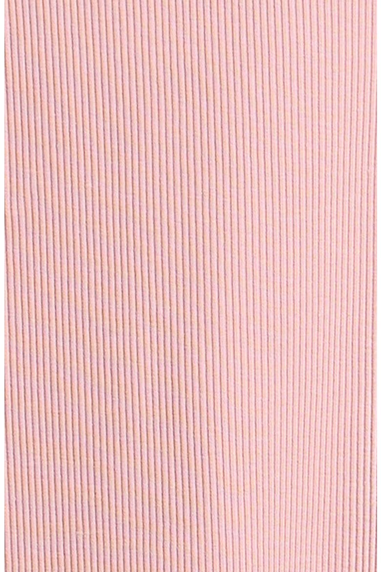 Kids' Ribbed Stretch Cotton Top, Alternate, color, PINK