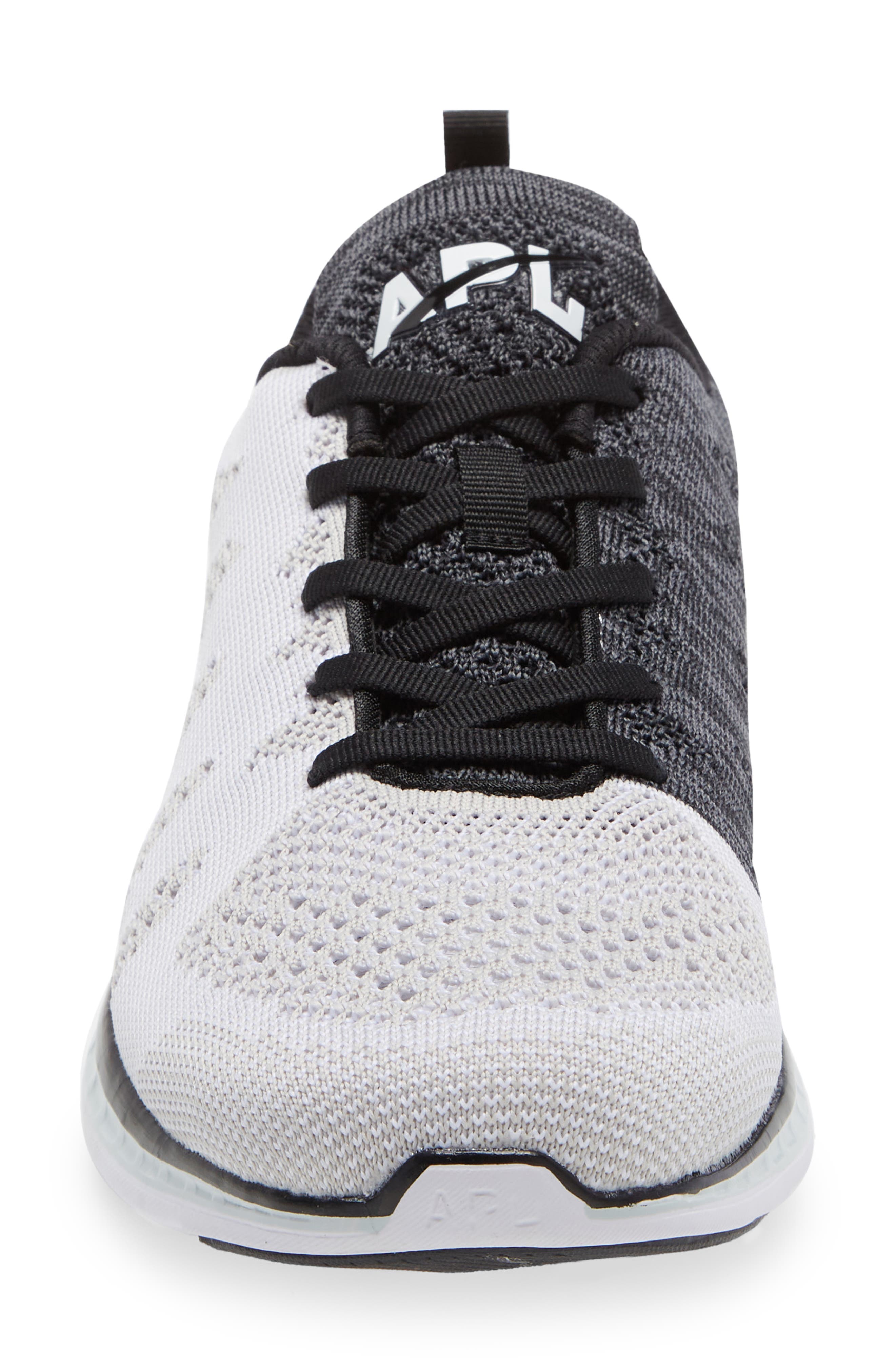 TechLoom Pro Knit Running Shoe, Alternate, color, WHITE/ BLACK/ COSMIC GREY