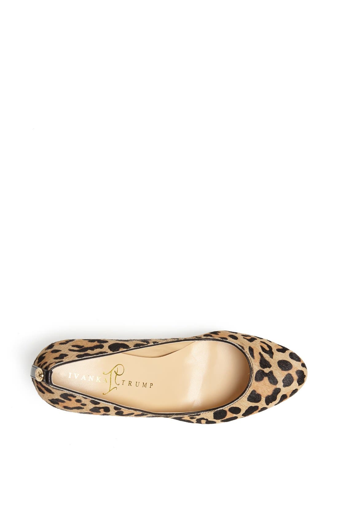 Ivanka Trump 'Sophia' Calf Hair Platform Pump, Alternate, color, 