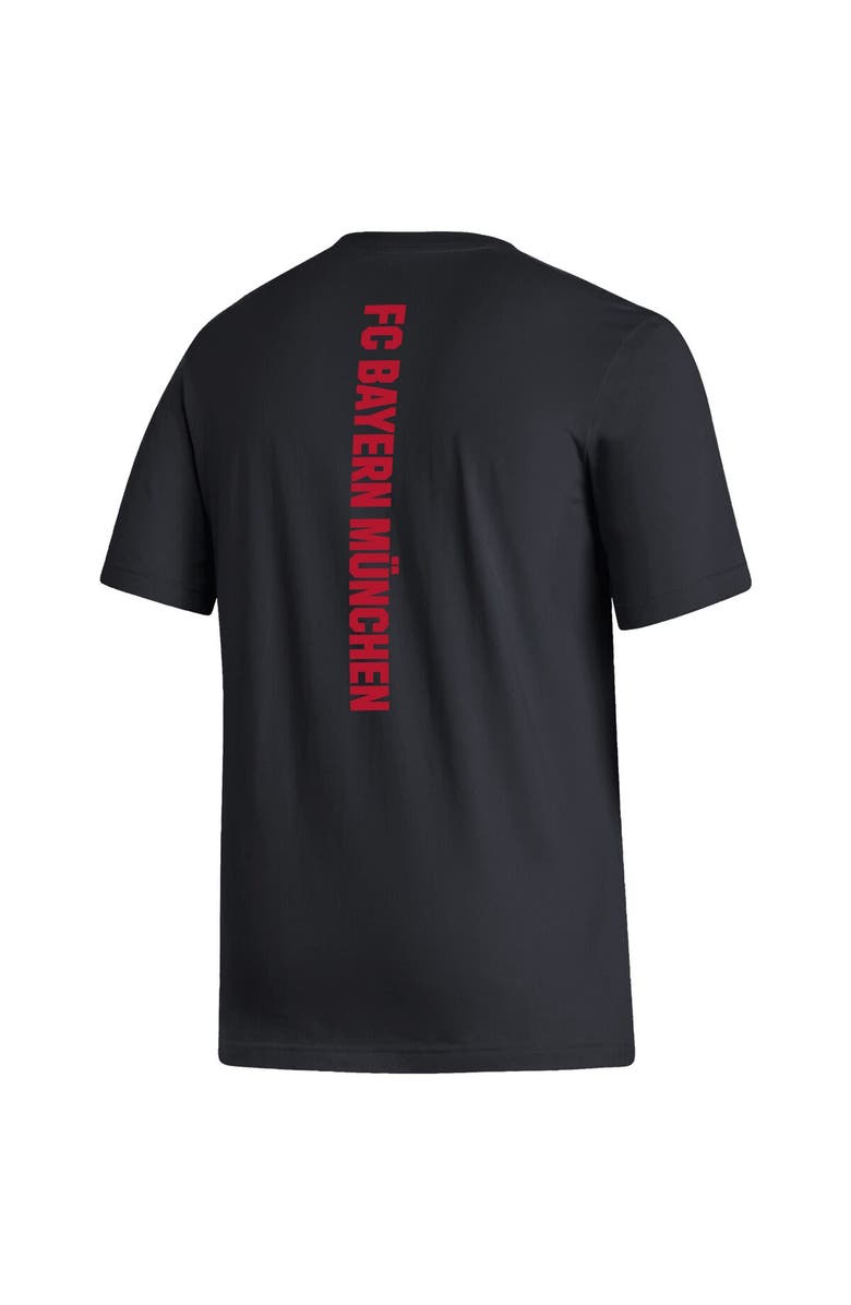 adidas Men's adidas Black Bayern Munich Vertical Back T-Shirt, Alternate, color, 
