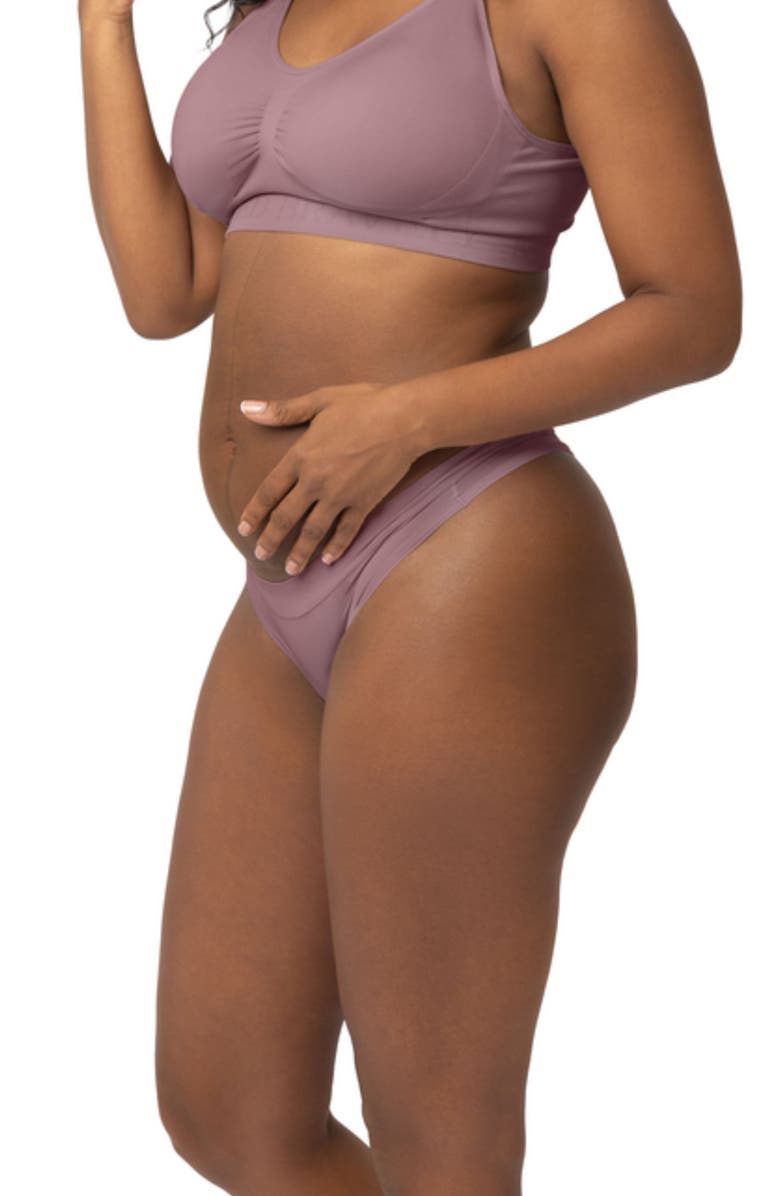 Kindred Bravely Grow with Me Maternity & Postpartum Thong, Alternate, color, Twilight