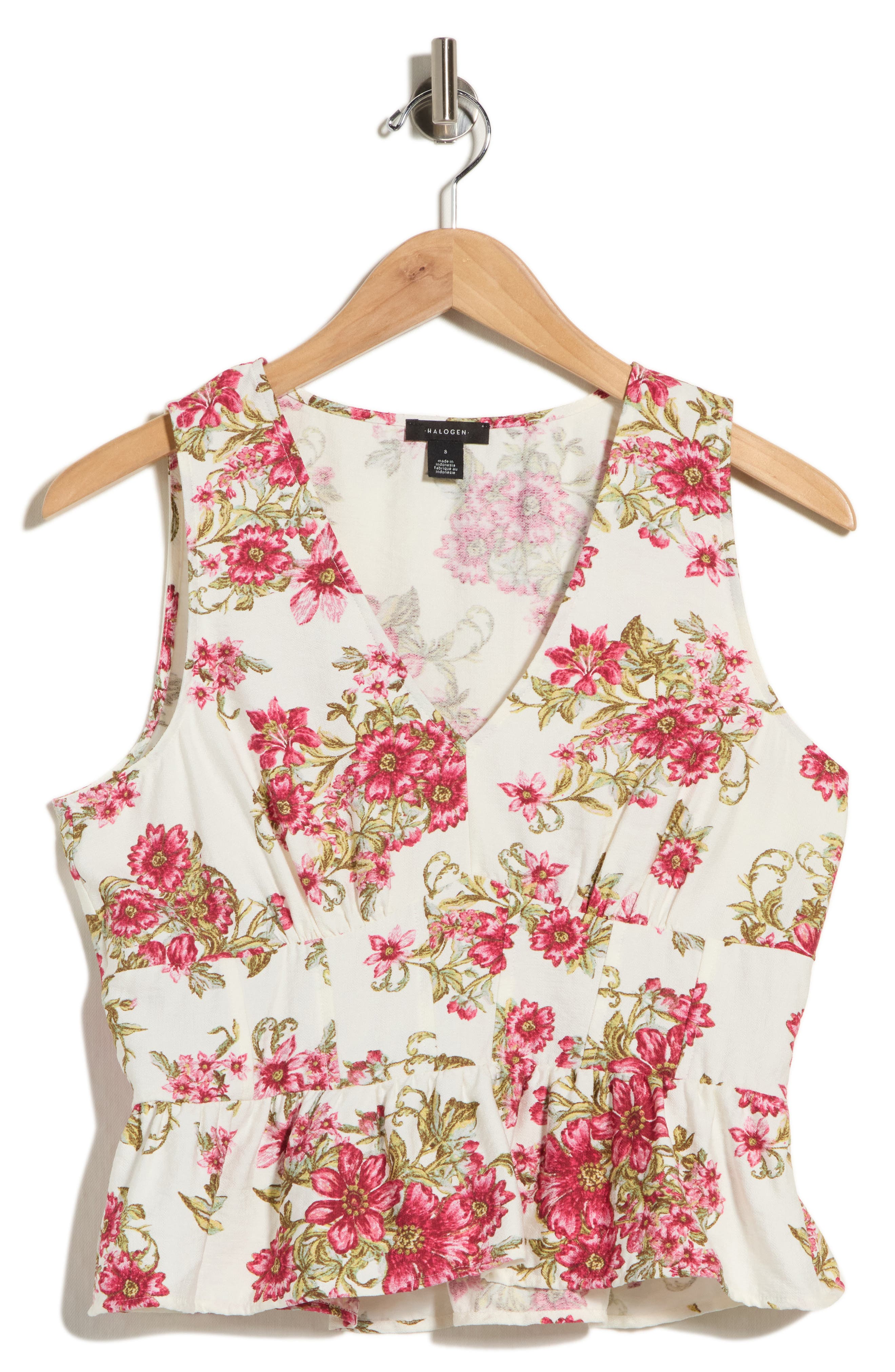 Babydoll Peplum Shell