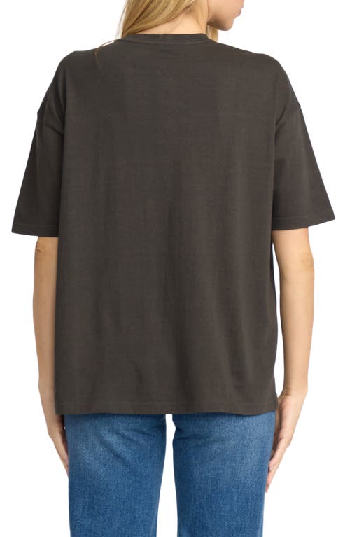 Billabong My Sunny Girl Oversize Graphic T-shirt In Black