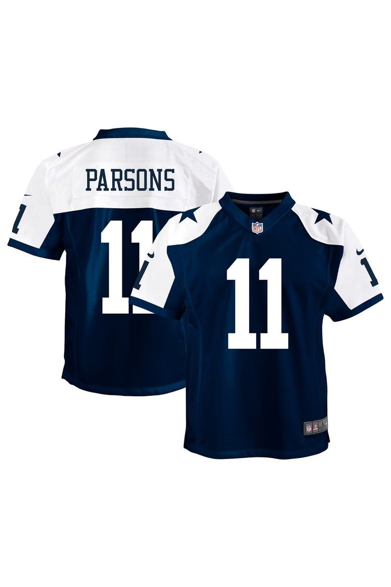Youth Nike Micah Parsons Navy Dallas Cowboys Alternate Game Jersey, Main, color, Navy