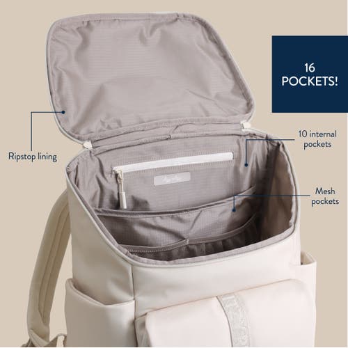 Itzy Ritzy Belong Bucket Backpack In White