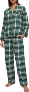 Eberjey Plaid Cotton Flannel Pajamas