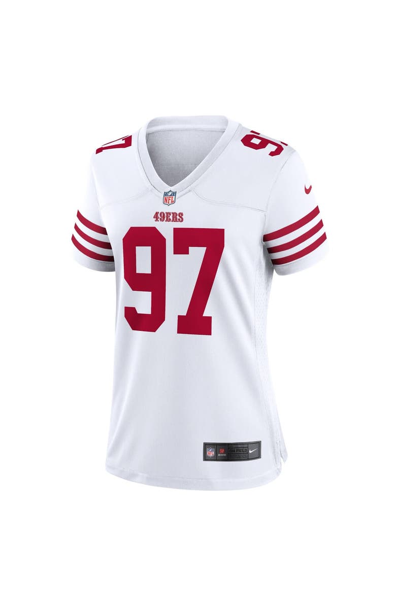 Nike Women's Nike Nick Bosa White San Francisco 49ers Game Jersey, Alternate, color,