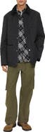 Burberry Micro Check-stitch Rakewood Bomber Jacket