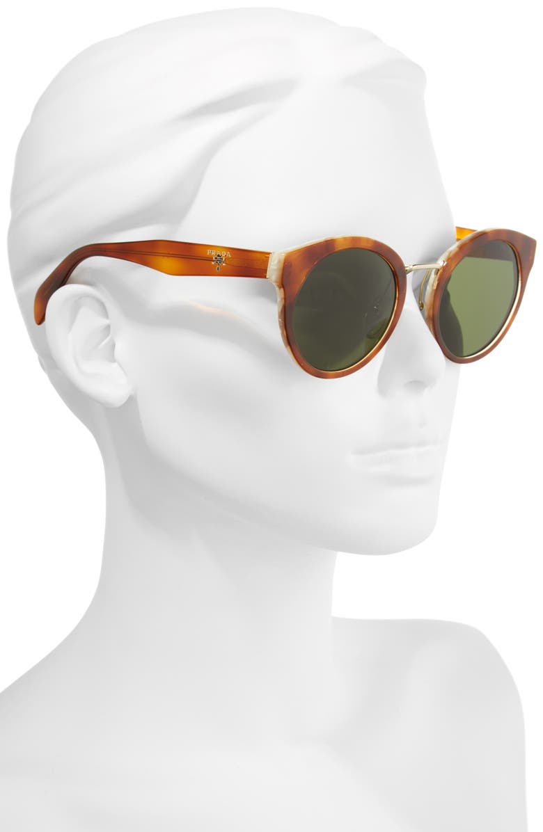 Prada 53mm Cat Eye Sunglasses, Alternate, color, 