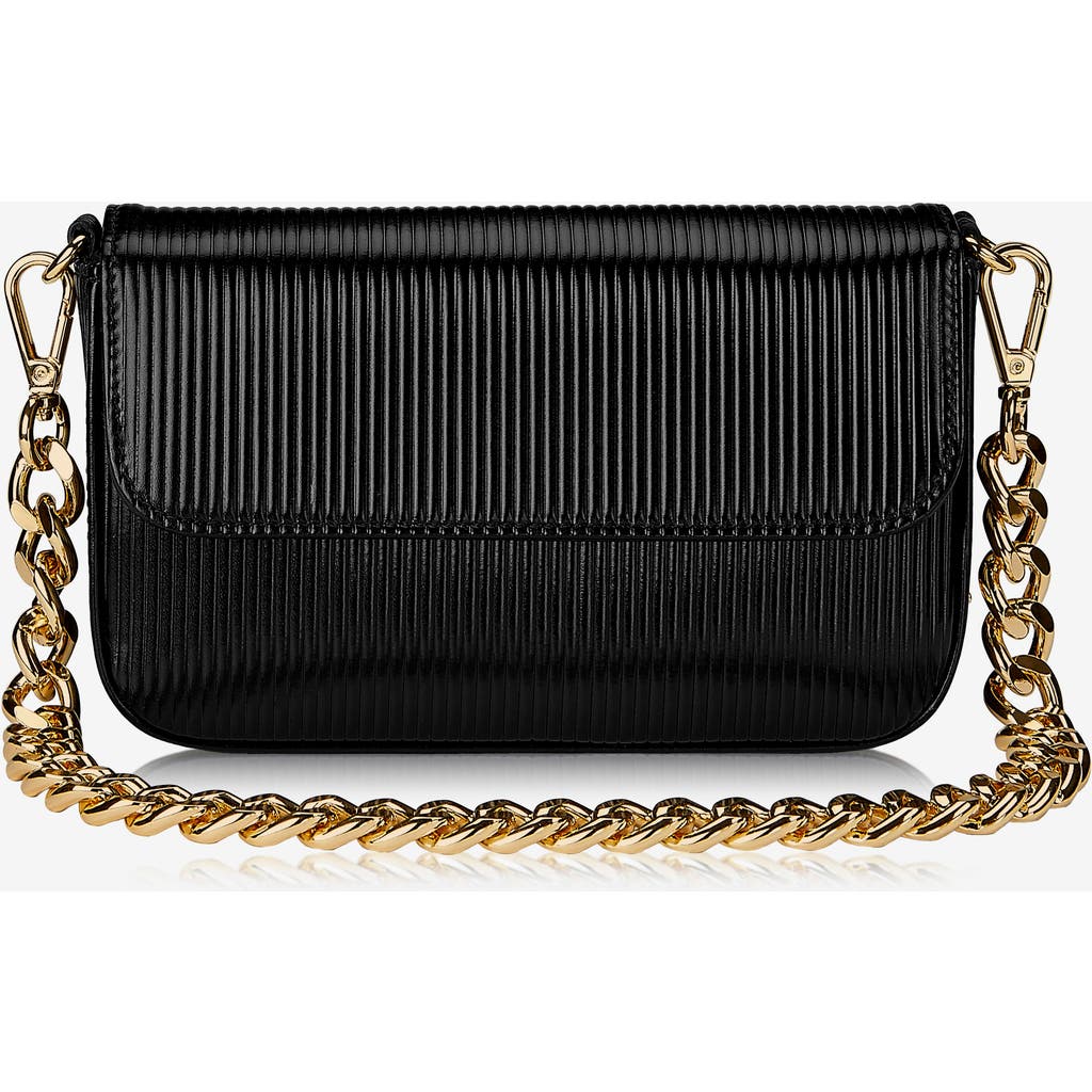 Gigi New York Twiggy Shoulder Bag In Black