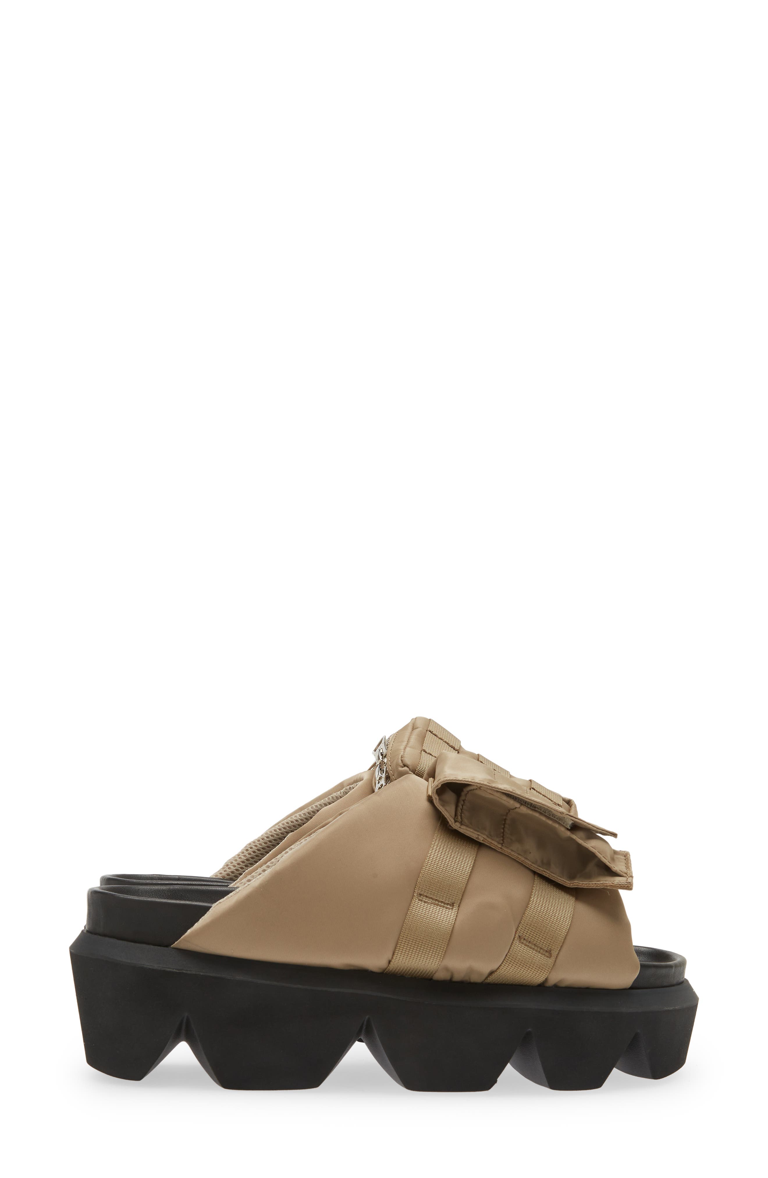 Sacai Pockets Slide Sandal, Alternate, color, 